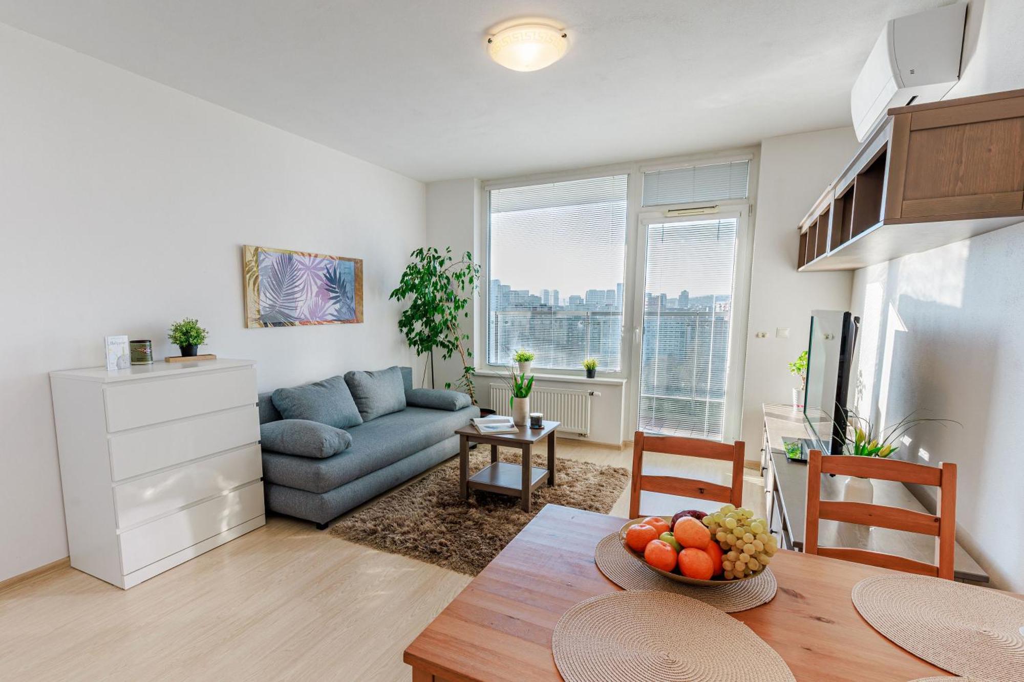 Sunny Apartment With Amazing Terrace On The 13Th Floor Near City Center Bratysława Zewnętrze zdjęcie